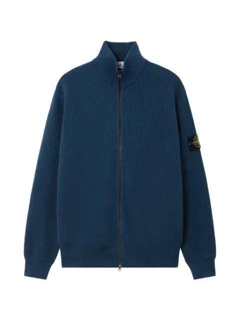 Stone Island 5100126 Ribbed soft organic cotton jacket