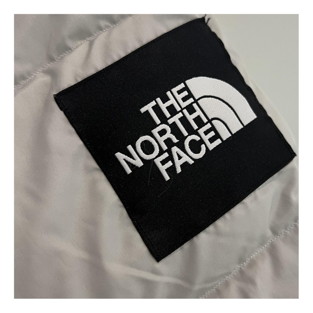 The North Face Color Block Hooded Long Puffer Coat | Grey | Women's Winter Coat